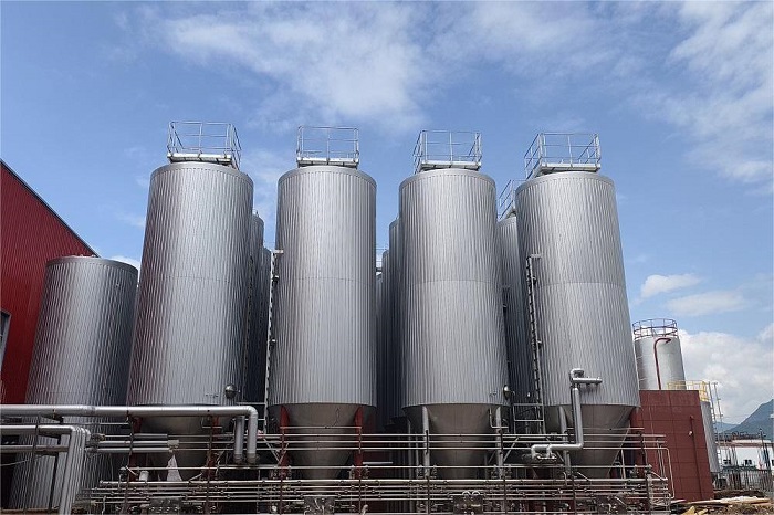 啤酒發(fā)酵罐-山東天泰項目